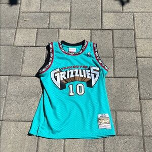 Mitchell & Ness  Mike Bibby Retro Authentic Vancouver Grizzlies NBA Jersey